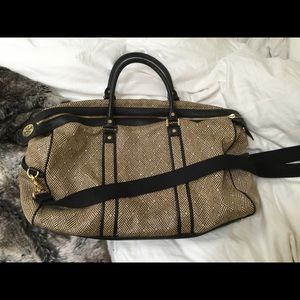 Tory Burch large weekender shoulder crossbody bag